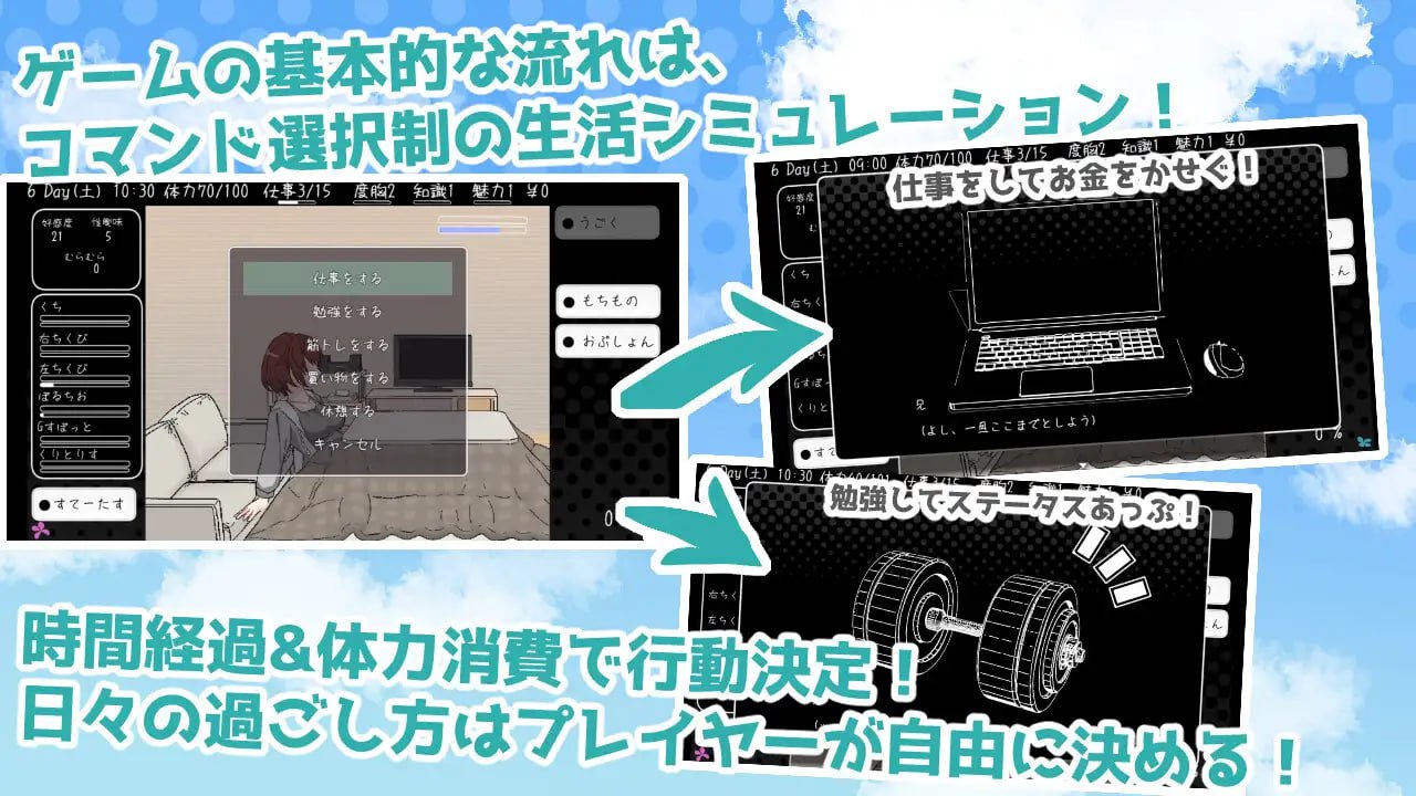 【SLG/PC】青春期妹妹的甜蜜30天-小布丁资源站